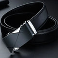 Men's Belt Leather Automatic Buckle