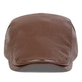 Men's Leather Flat Cap