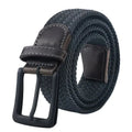 Men's Belt Elastic Canvas Without Holes