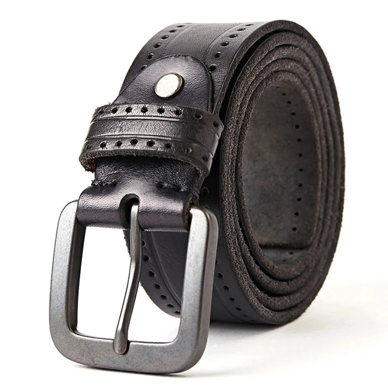 Belt Dress Men's Genuine Leather