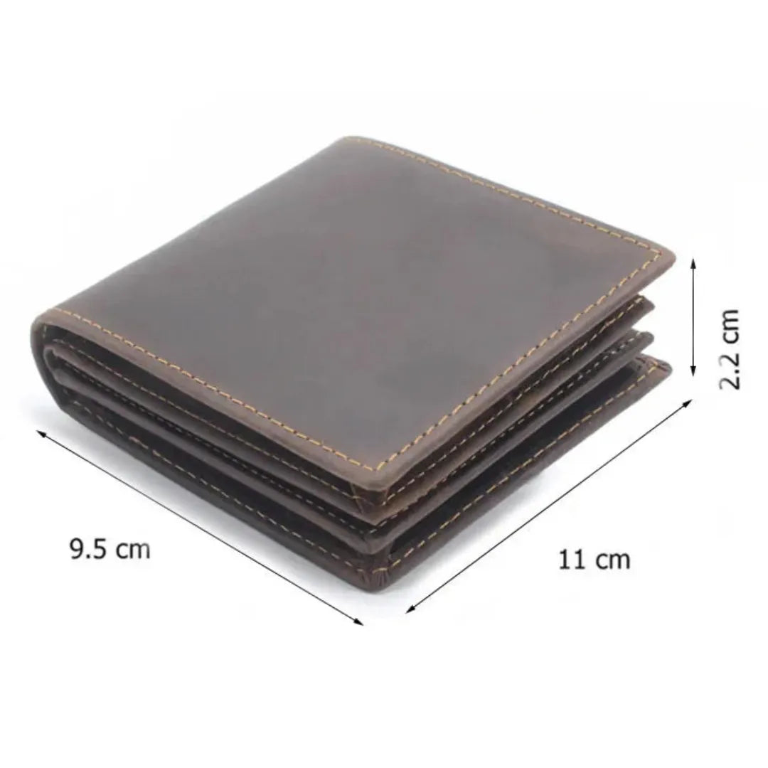 Wallet Genuine Leather RFID-Blocking