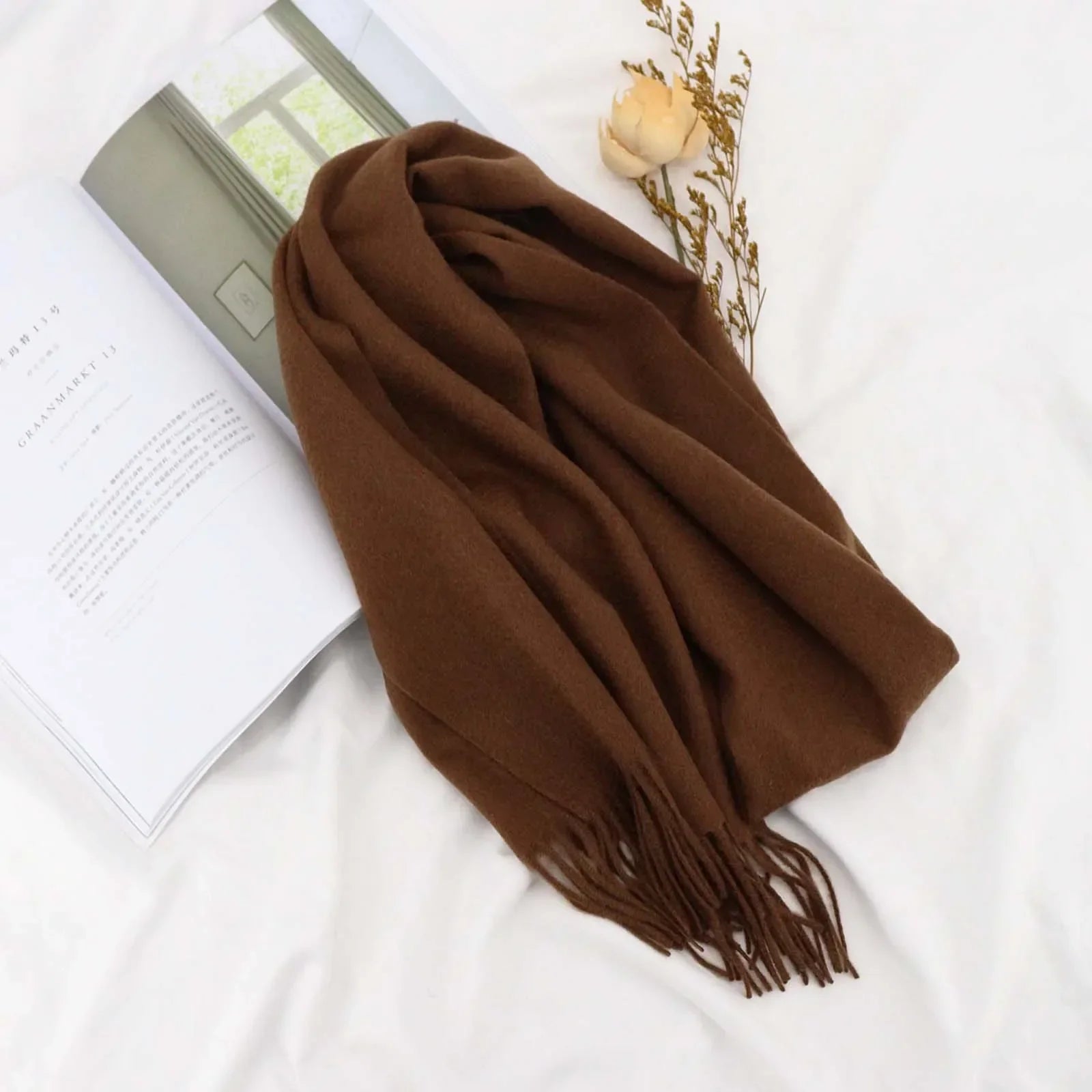 Long Scarf 100% Pure Wool
