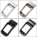 Belt Executive Men's Leather with Buckle Metal