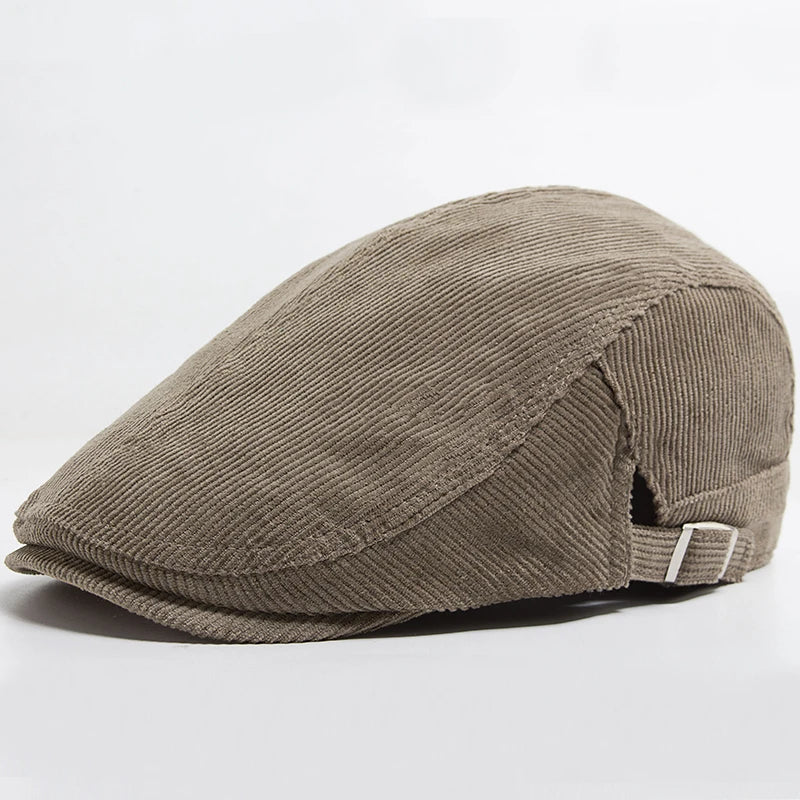 Casual Cotton Style Twill Flat Cap