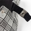 Men's Linen Vintage with Plaid Pattern Flat Cap