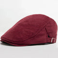 Casual Cotton Style Twill Flat Cap