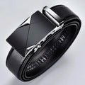 Men's Belt Leather Automatic Buckle