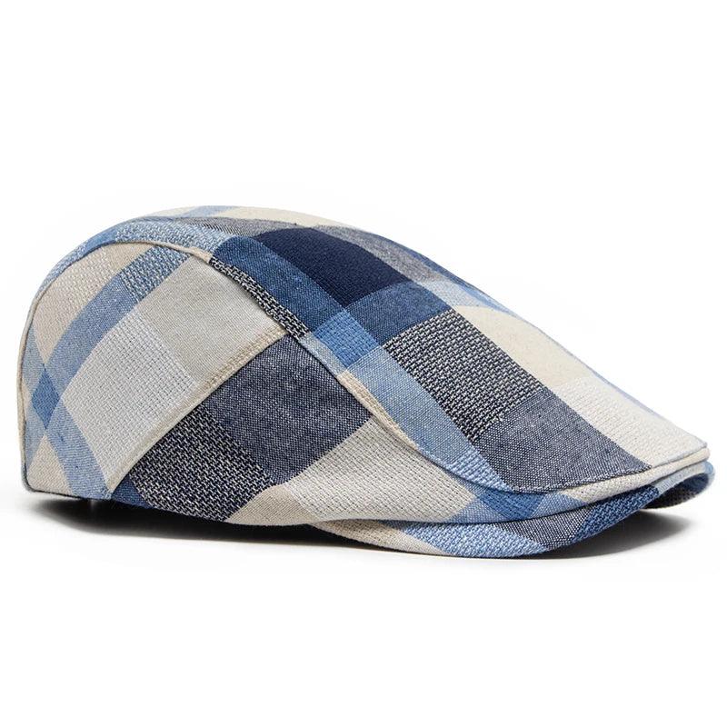 Flat Cap Cotton Vintage Checked