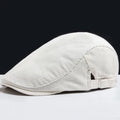 Casual Cotton Style Twill Flat Cap