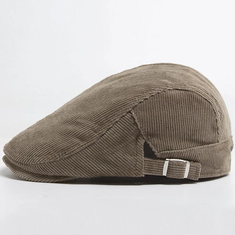 Casual Cotton Style Twill Flat Cap