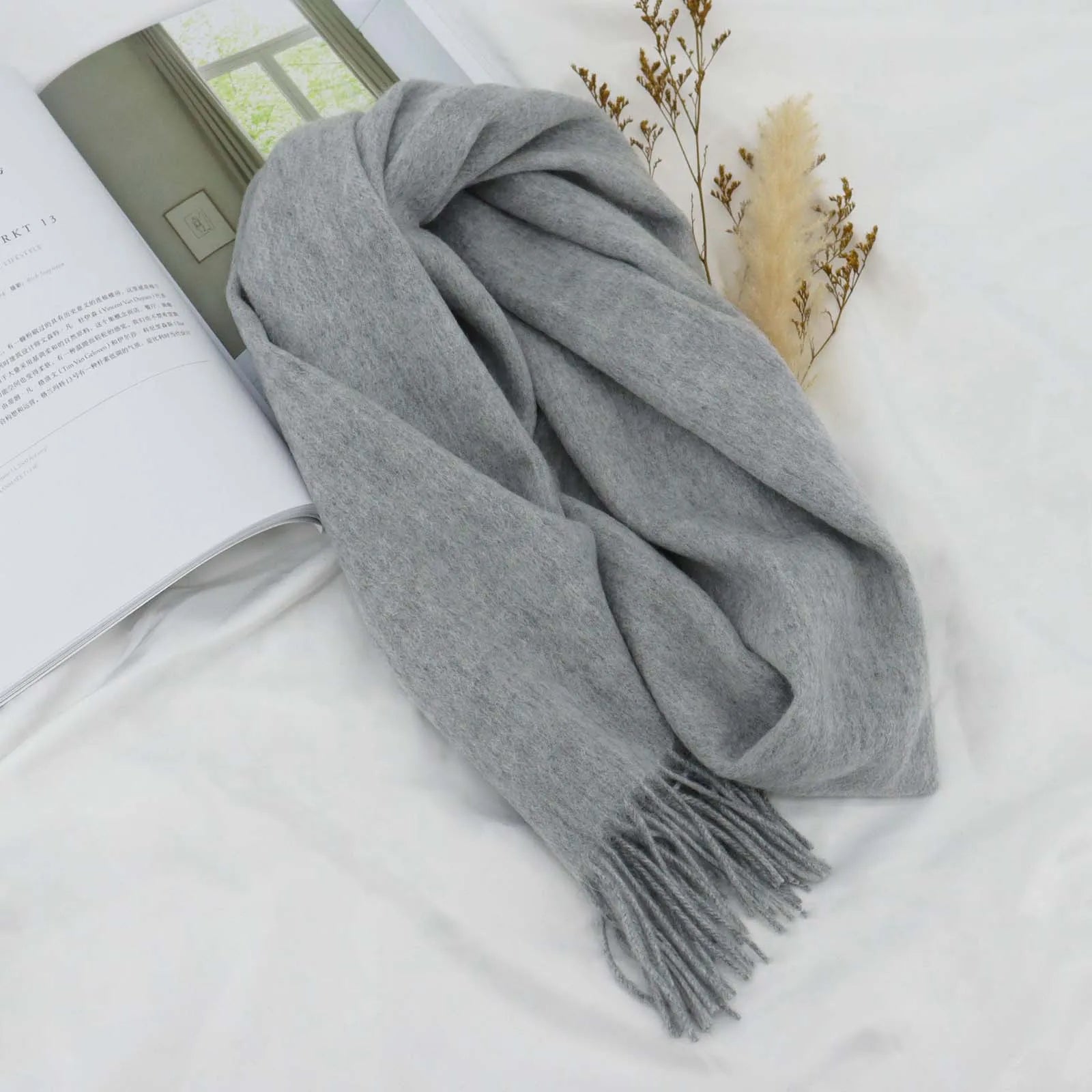 Long Scarf 100% Pure Wool
