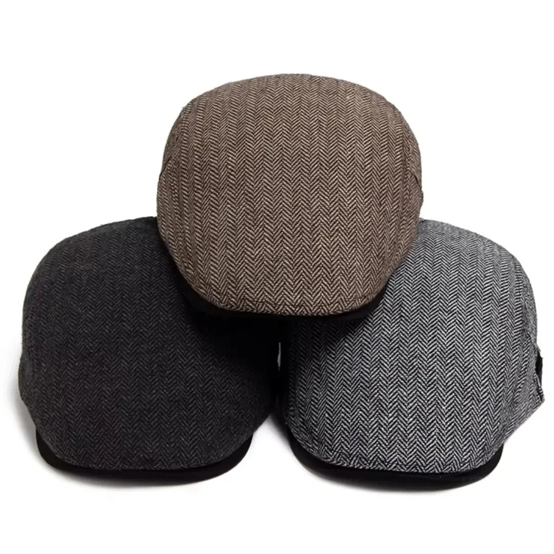 Men's Cotton Flat Cap