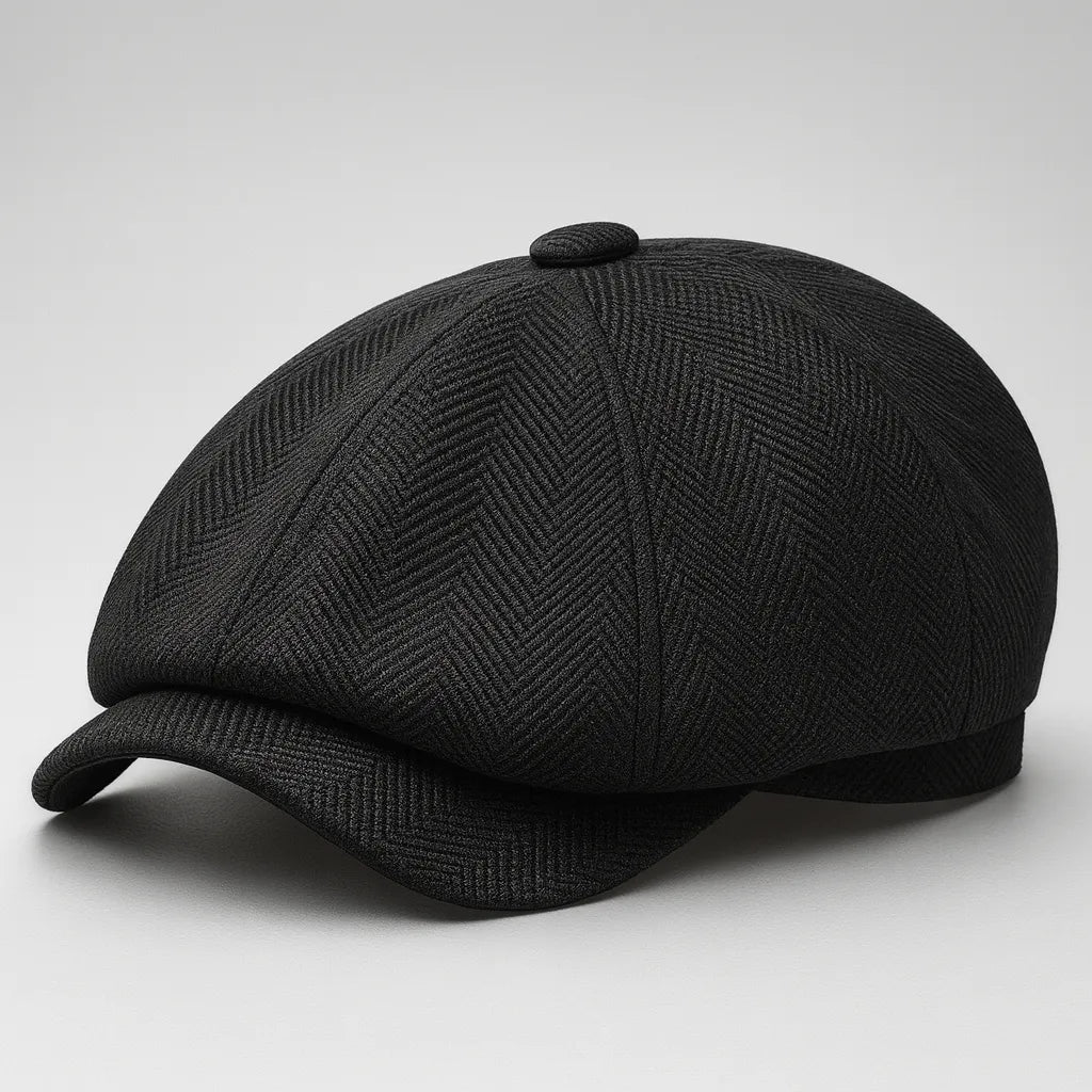 Men's English Flat Cap Vintage 8 Panels
