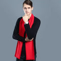 Men's Long Red Scarf