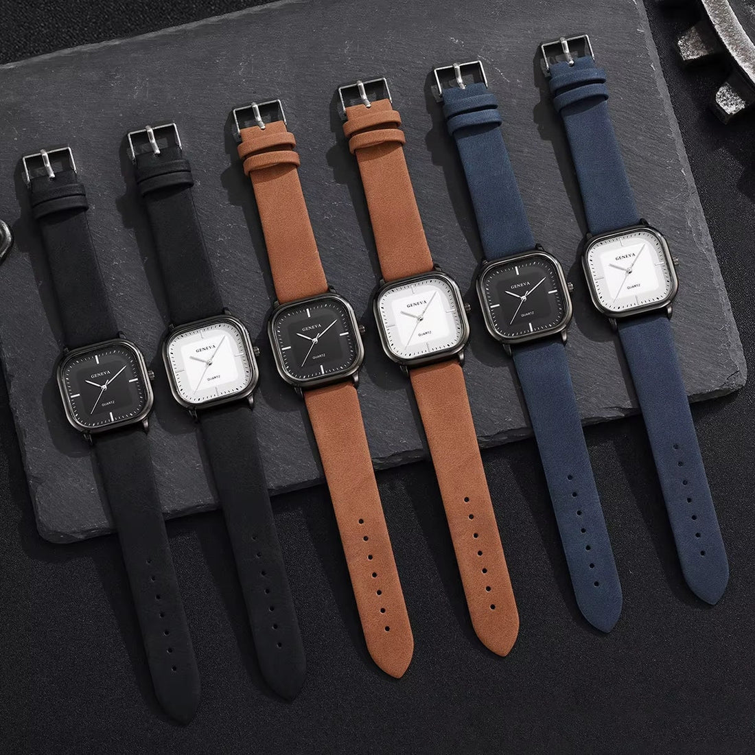 Ocean Blue Rubber Strap Luxury Sport Watch VRC001